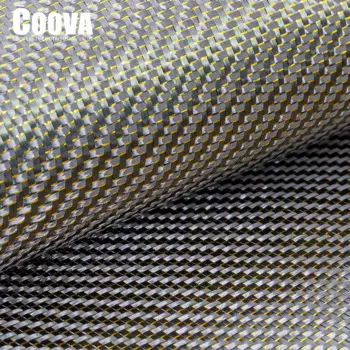 F258 COOVA Золотая мишура и ткань из углеродного волокна Смешанная саржа Tela Fiber De Carbono углеродная ткань жаккард используется для DIY