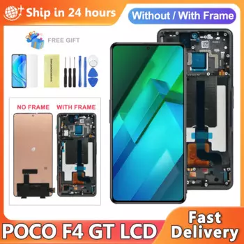 F4 Gt экран для Xiaomi Poco F4 GT 21121210G ЖК-дисплей сенсорный экран дигитайзер в сборе для Poco F4 GT экран