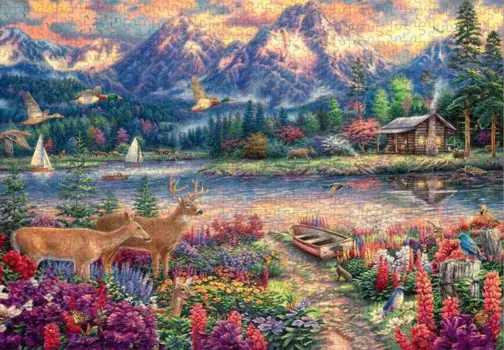 Fairyland деревянный пазл, 1000 шт. ersion, пазл, белая карта, взрослые, детские развивающие игрушки