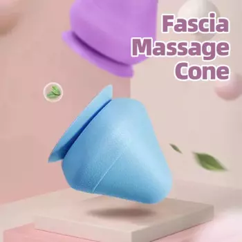 Fascia конусный настенный массажер для спины, мышц рук и ног, многофункциональный инструмент для расслабления, настенный массажер на присоске