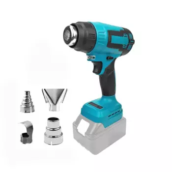 Фен для волос Makita, 400 Вт, 18 в, литиевая батарея