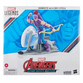 Фигурки героев комиксов Marvel Legends 60-й годовщины, экшн-фигурки «Мстители за пределами Земли», самый мощный Hawkeye С небесным циклом, игрушки, модель куклы, 6 дюймов