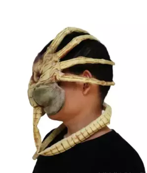 Фильм ТВ Чужой Ксеноморф тот же стиль Facehugger реквизит модель Хэллоуин костюм головные уборы аксессуары для костюмов на Хэллоуин