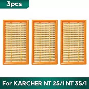 Фильтр совместим с Karcher NT 25/1, NT 35/1, NT 45/1, NT 55/1, NT361 ECO, NT561 ECO, NT611 ECO, Bosch VAC140/GAS 35 M AFC