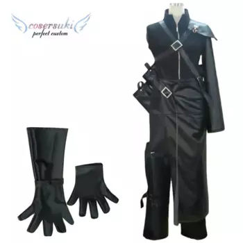 Final Fantasy FF7 Cloud Strife Косплей Наряд Карнавальный костюм из искусственной кожи Хэллоуин Рождественский костюм для мужчин и женщин