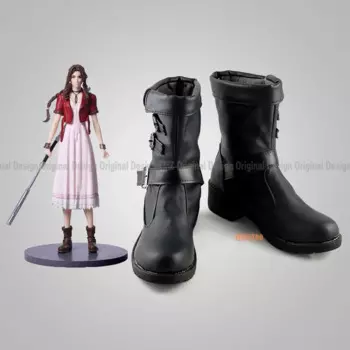 Final Fantasy VII FF 7 Айрис Гейнсборо персонажей обувь с рисунком в стиле аниме Костюм Опора Косплэй ботинки
