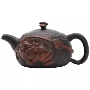 Фиолетовый керамический чайник Jianshui, ручная роспись, античный рельефный чайник, домашний чайник