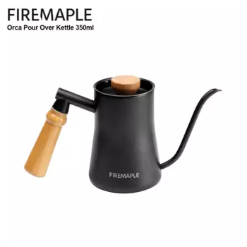 Fire-Maple Orca залить чайник 304 нержавеющая сталь гусиная шея носик тонкий рот кофе чайник с деревянной ручкой 350 мл