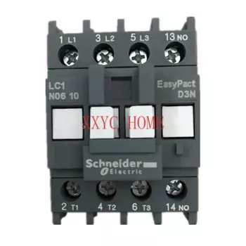 Фирменный контактор Schneider Electric LC1E0610M5N, 2,2-380 В, 6 А, В переменного тока, 50 Гц, 1NO, обновлён для контактных устройств LC1N0610M5N, Din-рейка
