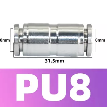 Фитинг пневматического шланга PU из нержавеющей стали 304