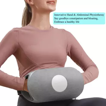Физиотерапевтический Массажер для рук и живота, игла Bian-stone, разминающий красный цвет, горячий сжатие живота, Графеновый нагрев рук, акупунктура