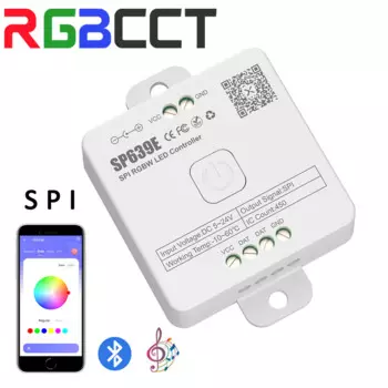Флэш-контроллер с поддержкой Bluetooth, 5-24 В, SK6812 WS2814 RGBW WS2812B