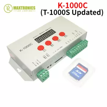 Флэш-контроллер (стандартное обновление) для WS2812B,WS2811,APA102,SK6812,2801 флэш-контроллера программы 2048 пикселей