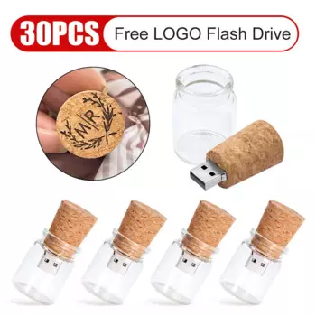 Флэш-накопитель USB 2,0, 4/8/16/32/64 ГБ, 30 шт.
