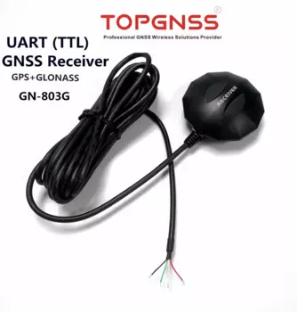 Флэш-ресивер GN-803G UART TTL Dual GPS GLONASS со встроенной вспышкой, Сохранение настроек NMEA. GPS-модуль TM32 51MCU, TOPGNSS