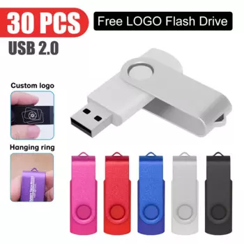 Флеш-накопитель USB 2,0, 128 ГБ, 64 ГБ, 32 ГБ, 16 ГБ, 8 ГБ, 4 Гб, 30 шт./партия