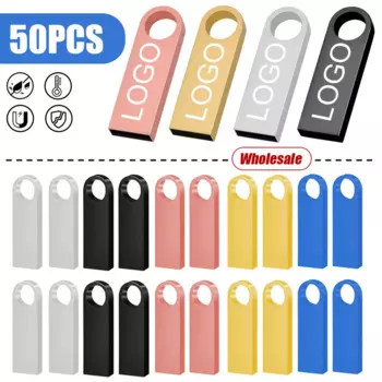 Флеш-накопитель USB 2,0 Водонепроницаемый, 32/16/8 ГБ, 50 шт./партия