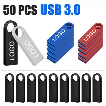 Флеш-накопитель USB 3,0, 64 ГБ, 16 ГБ, 32 ГБ, 50 шт./партия