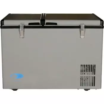 FM-62DZ 62 кварты, двухзонный портативный холодильник и морозильная камера, AC 110V/ DC 12V