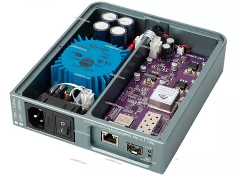 FMC-волоконно-оптический трансивер, аудио HiFi, очиститель Ethernet