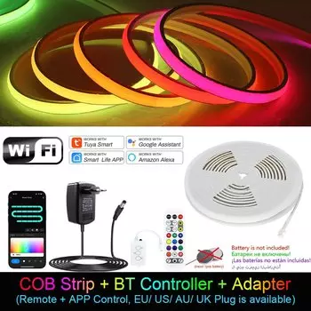 FOB COB RGB адресная светодиодная лента 24В 1 метр