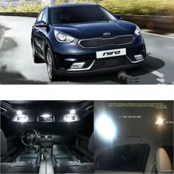 Фонари для салона автомобиля kia, лампа для салона автомобиля, без ошибок, 8 шт.