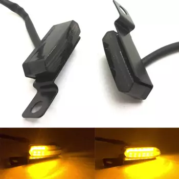 2 шт., универсальные Светодиодные поворотники для мотоцикла Honda Yamaha Kawasaki Suzuki