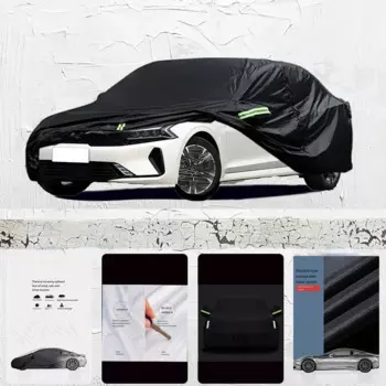 Автомобильный зонт для Kia K5, защита от УФ-лучей, дождя, снега, пыли, черный чехол с полным покрытием