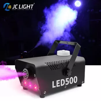 Фотоаппарат JC, 500 Вт, Rgb, для сцены, для свадьбы, сцена с дистанционным управлением, диджейская дымовая машина, сценическое освещение, 2023