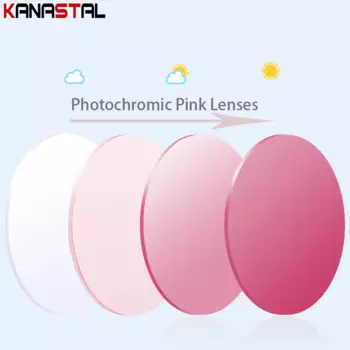 Фотохромные линзы для очков для чтения, розовые, серые, синие линзы 1,56 1,61 CR39, линзы, блокирующие синий цвет, оптические линзы для близорукости