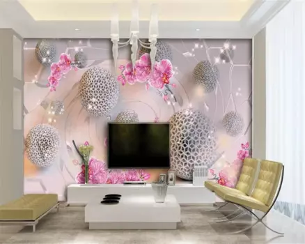 Фотообои beibehang, абстрактные, с цветочным принтом
