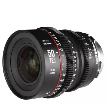 Фотопленочный объектив с большой диафрагмой MK-50mm T2.1 S35 для крепления EF PL