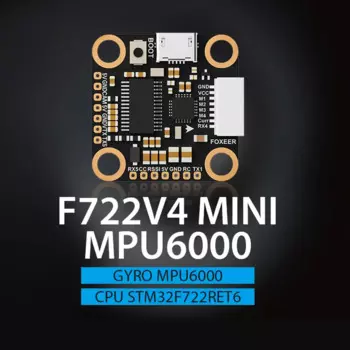 Foxeer F722 V4 Mini MPU6000 5V BEC OSD BlackBox Контроллер полета 20X20mm 2-6S LIPO для FPV Фристайл дроны DIY части