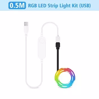 FOXONEER WiFi RGB светодиодная лента для ТВ 50-500 см