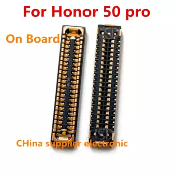 FPC-коннектор для дисплея Huawei P50 Nova 7 8 9 Pro/8I/8SE Honor V40 50 Pro SE, зажим для экрана, контактное устройство на материнской плате, гибкий 40-контактный ЖК-дисплей