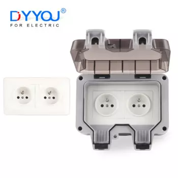 Водонепроницаемая двойная розетка DIY YOU IP66 16А 250В