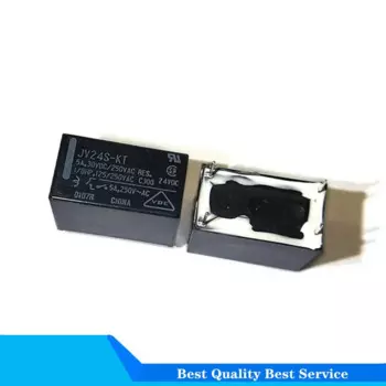 Реле мощности TAKAMISAWA JV24S-KT 4PINS 5A30VDC/250VAC 24VDC, Лот (5 шт.)
