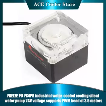 FREEZEMOD ПК Шасси с водяным охлаждением DDC PWM насос промышленный максимальный расход 3,5 л/ч бесшумный 24 В Поддержка напряжения PWM Lift m PU-FS4PR
