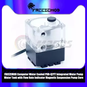 FREEZEMOD Резервуар 960 л/ч Насос 4000 об/мин Комбинированный встроенный индикатор скорости потока резервуара для воды для комплекта водяного охлаждения AIO PUB-Q2YT