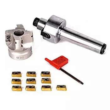 Фреза MT3 FMB22 M12, хвостовик 400R 50-22, торцевая фреза с ЧПУ, 10 карбидных вставок APMT1604 для фрезерного станка с ЧПУ