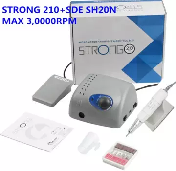 Фрезер STRONG 210 для маникюра и педикюра, 65 Вт, 30000 об./мин.