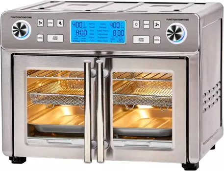 Фритюрница Emeril lagase, духовка с двойной зоной 360, с французской дверью, 25 шт./партия, для приготовления двух блюд разными способами