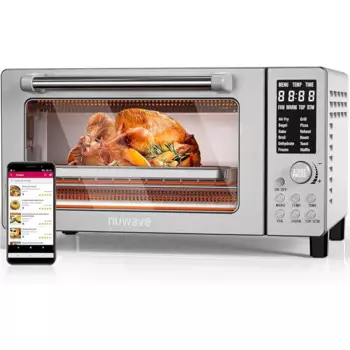 Фритюрница, умная духовка, конвекция столешницы 12 в 1, 1800 Вт, 21-Qt