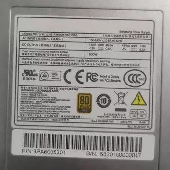 FSP600-40MRA(M) 600W для FSP медицинского стандарта импульсный источник питания отлично работает, высокое качество, быстрая доставка