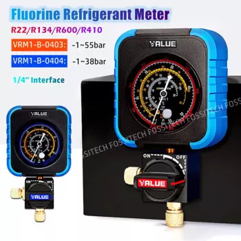 Фтористый манометр для кондиционера R22/R134/R410/R600