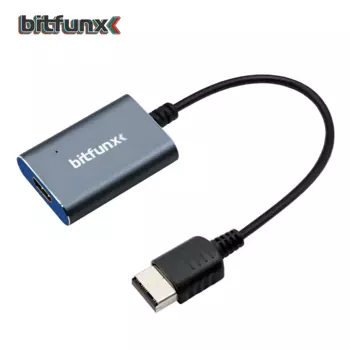 Full Digital HDMI-совместимый адаптер Bitfunx, кабель преобразователя аудио и видео для консоли SEGA Dreamcast всех версий