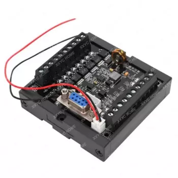 FX1N-20MT ПЛК плата 12 в 8 Out 10-28 В постоянного тока источник питания с базовым программным кабелем 1AD + 1DA оптрон изоляционный транзистор выход