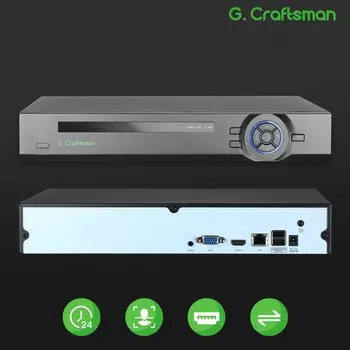 G.Craftsman GCXMN3202-4K 32-канальный сетевой видеорегистратор 4K H.265
