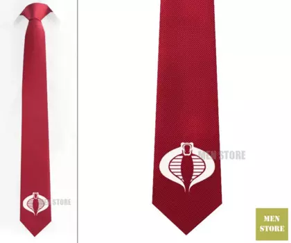 G. I. Joe Cobra Symbol Мужской Жаккардовый тканый тонкий узкий галстук 2,3 ", галстук 6 см, Свадебный галстук для жениха, запонки, LK067M