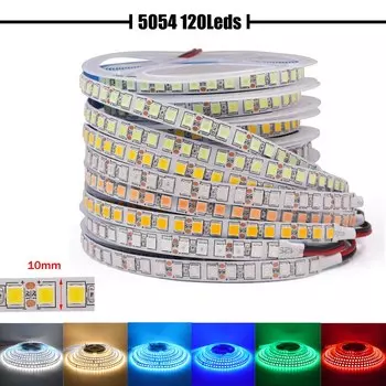 Гибкая светодиодная лента RGB 5050 5054 60/120, 5 м, 12 В